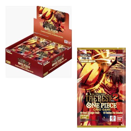 BANDAI NAMCO One Piece – The Best Vol.2 –  Carte Collezionabili  In box (14x12cm) da 20pz…x20…x120